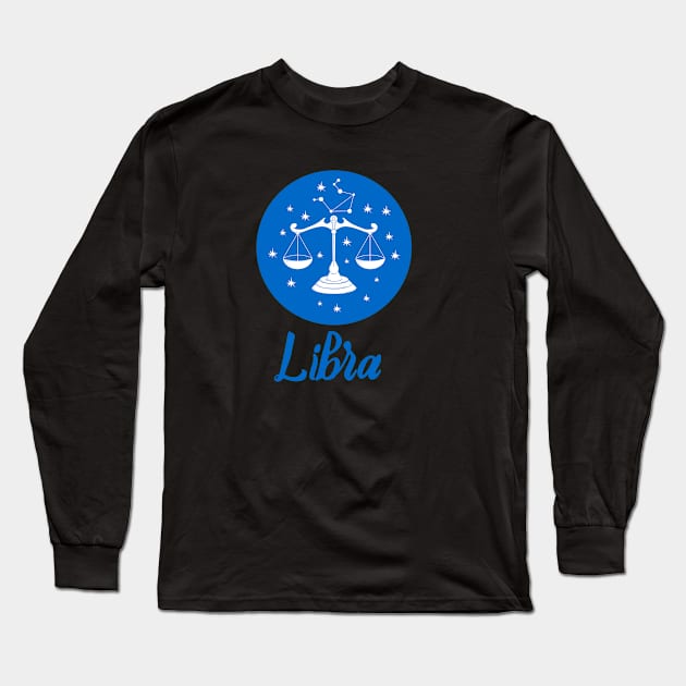 Libra Long Sleeve T-Shirt by Minimo Creation